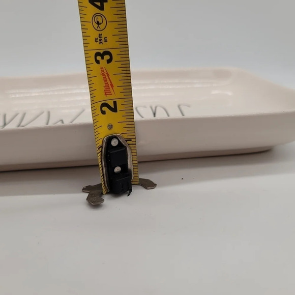 NWOT Rae Dunn JUST MARRIED Platter Rectangular Plate Off White / Black - Picture 7 of 8